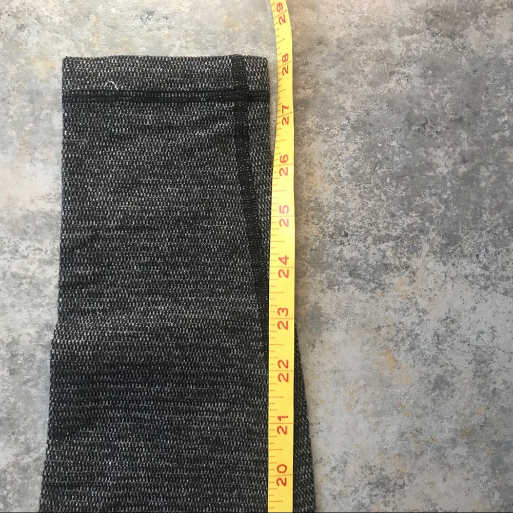 Lululemon Leggings Mid Rise Grey Warm Thermal 2 - Picture 6 of 10